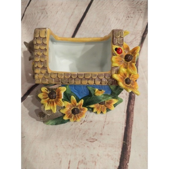 Charming Tails Birdhouse Votive Candleholder Fitz And Floyd Spring Garden Mouse - Picture 2 of 7